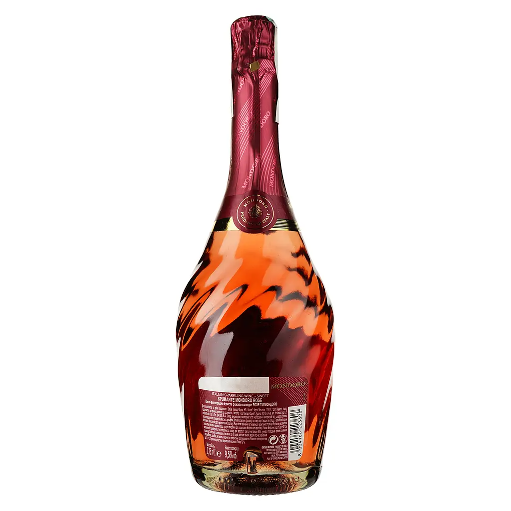 Вино ігристе Mondoro Rose рожеве солодке 0.75 л х 2 шт.  - фото 3