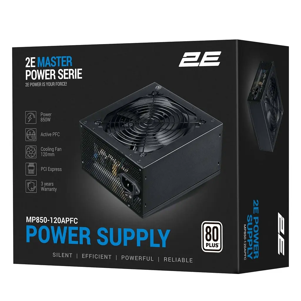 Блок живлення 2E Master Power 850W 80+ White (2E-MP850-120APFC) - фото 9