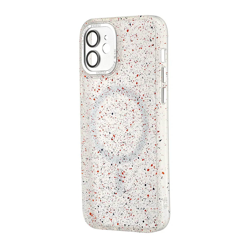 Чохол Splatter with MagSafe Protected Camera iPhone 12 White