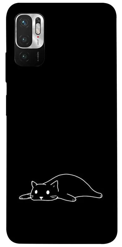 TPU чохол Demsky Lazy cat для Xiaomi Redmi Note 10 5G