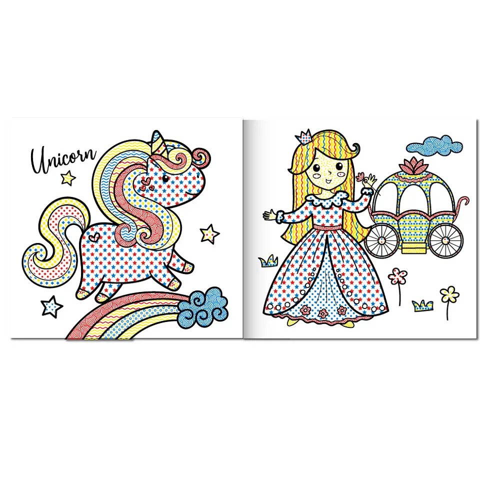 Водна розмальовка "Принцеси" РМ-95-07 серія "MINI Water Book" - фото 2