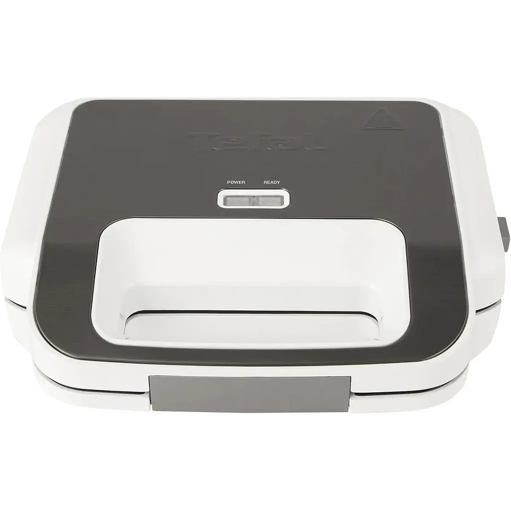 Мультимейкер Tefal Snack XL 850 Вт тефлон 3 пластины корпус пластик бело-черный (SW701110) - фото 2