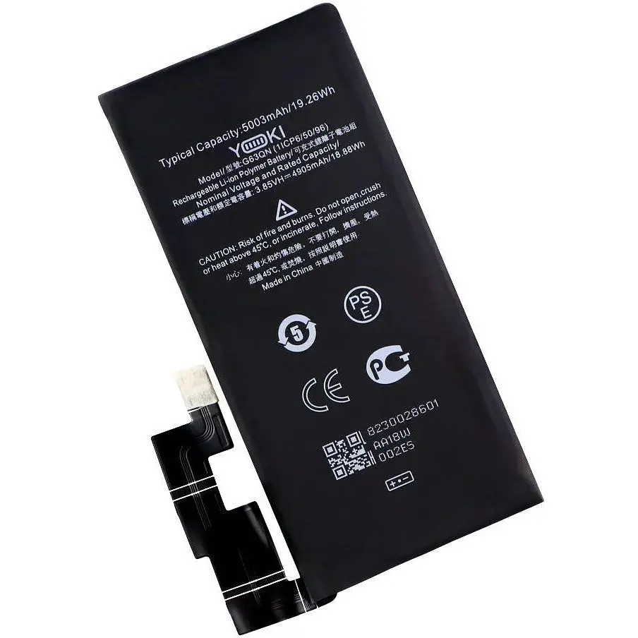 Акумулятор високої ємності Yoki G63QN Google Pixel 6 Pro