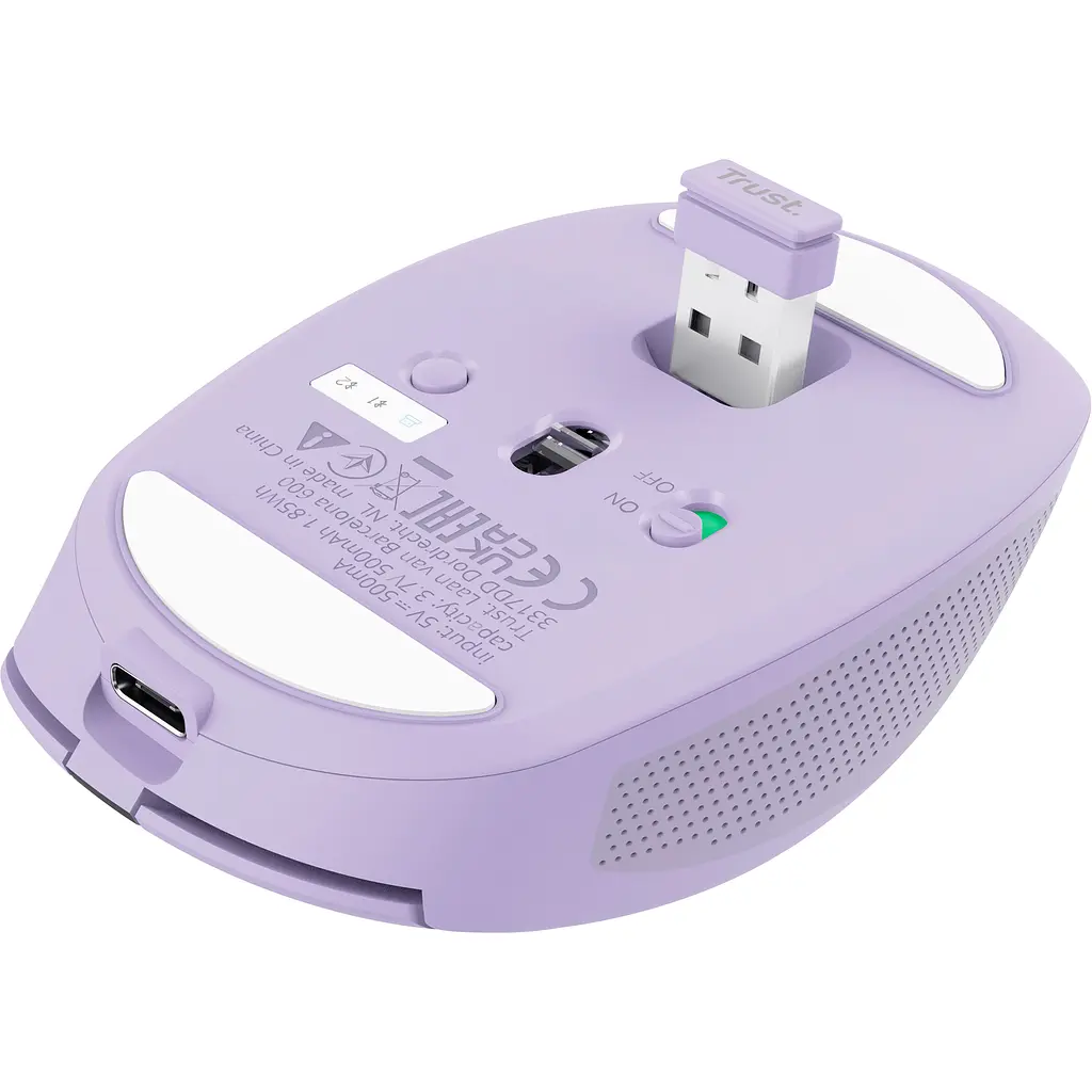 Миша Trust Ozaa Wireless Compact Purple (25384) [115602] - фото 5