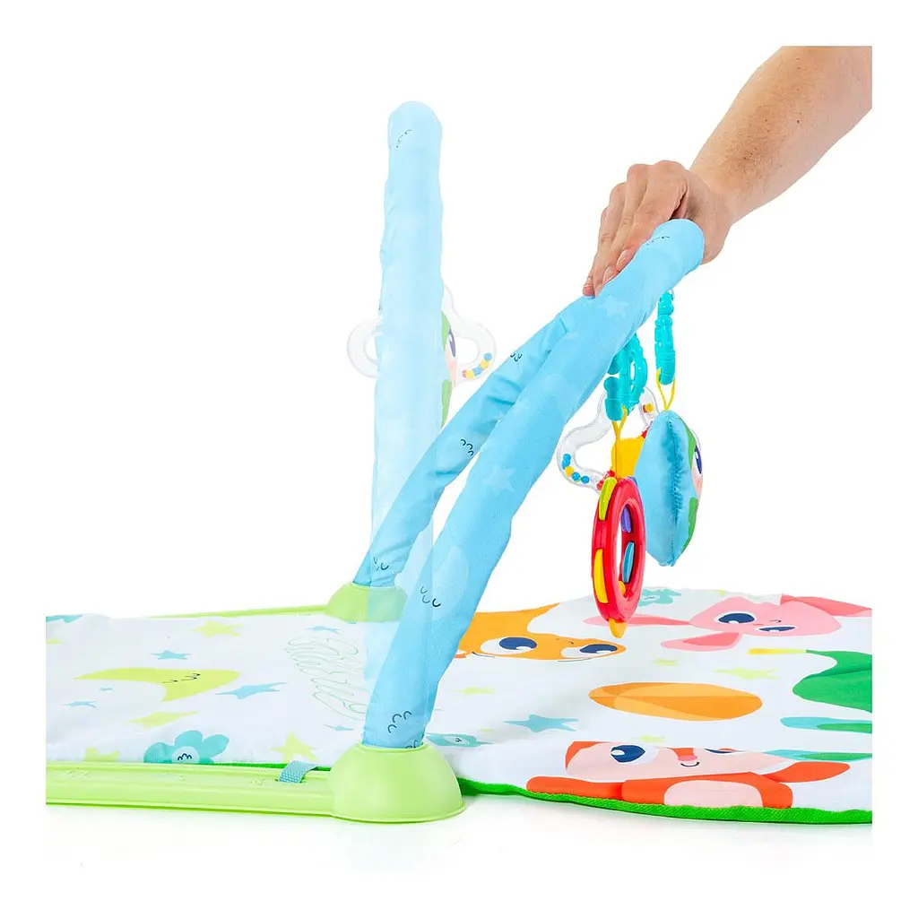Дитячий інтерактивний килим Gusy Luz Activity Piano 4в1 з музичним піаніно та дугою, Molto (26515) Molto art26515 - фото 6