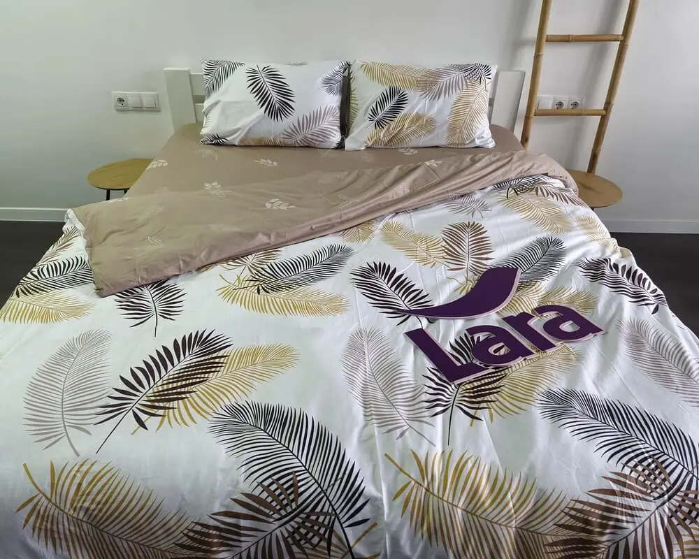 Постільна білизна LARA сатин d13236е євро 200х220 см - фото 6