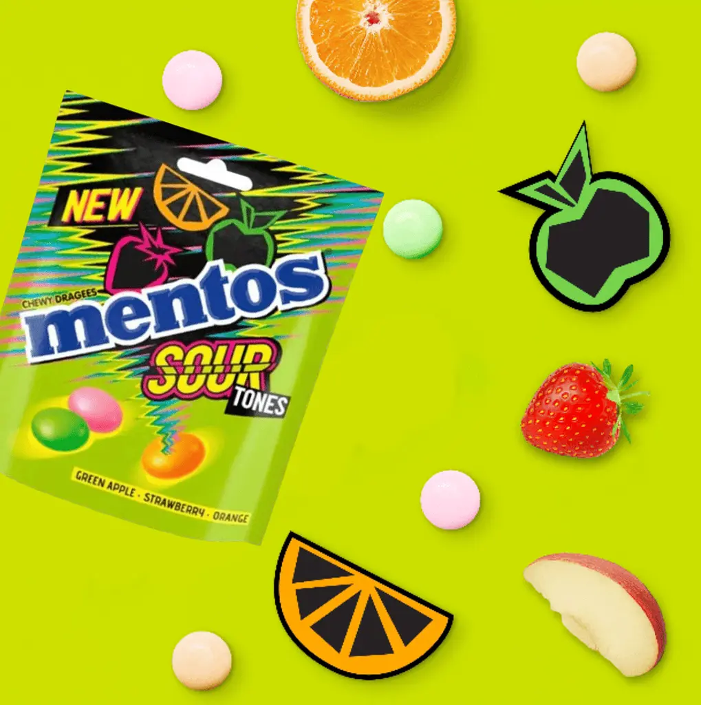 Драже Mentos Sour Tones 140г - фото 4