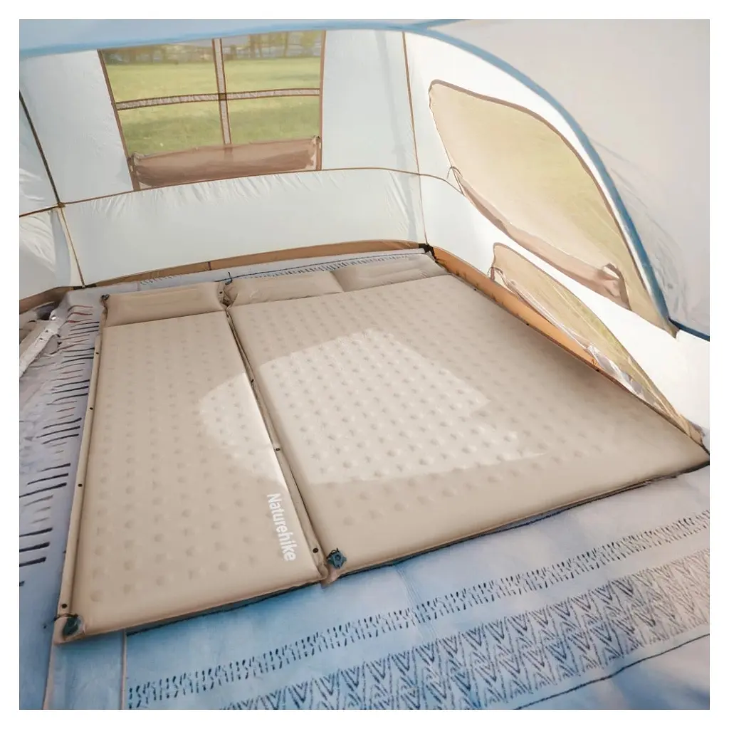 Туристичний килимок Naturehike CNK2550WS025, вологостійкий, 200х65х3 см, зелений (6977465868817) - фото 3