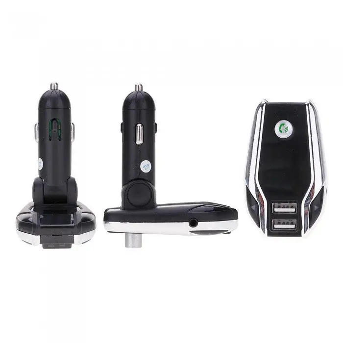 FM модулятор в авто трансмітер автомобільний X8 Plus Bluetooth 2 USB AUX - фото 4