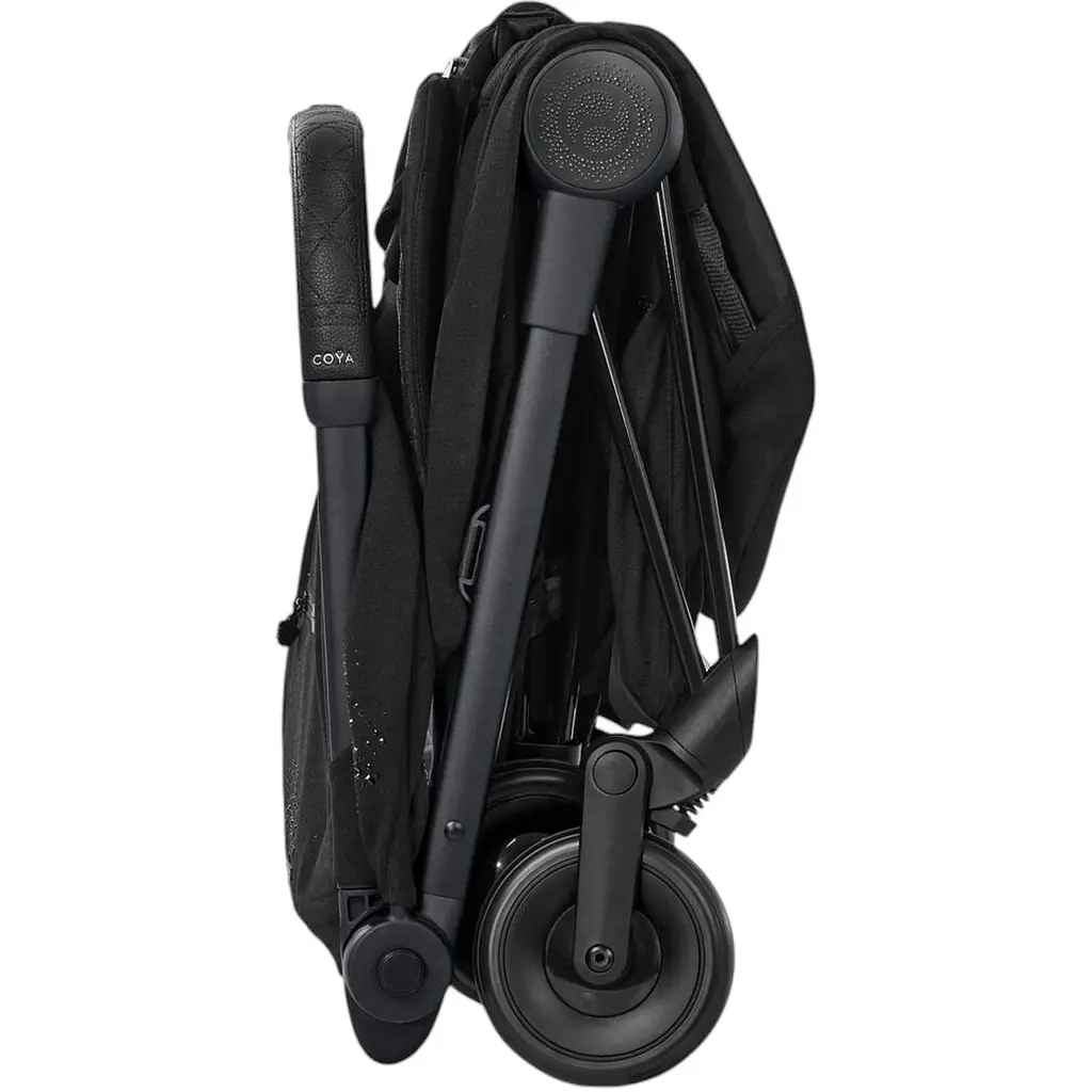 Коляска Cybex Coya La Parisienne з бампером та дощовиком чорна (522003061) - фото 11