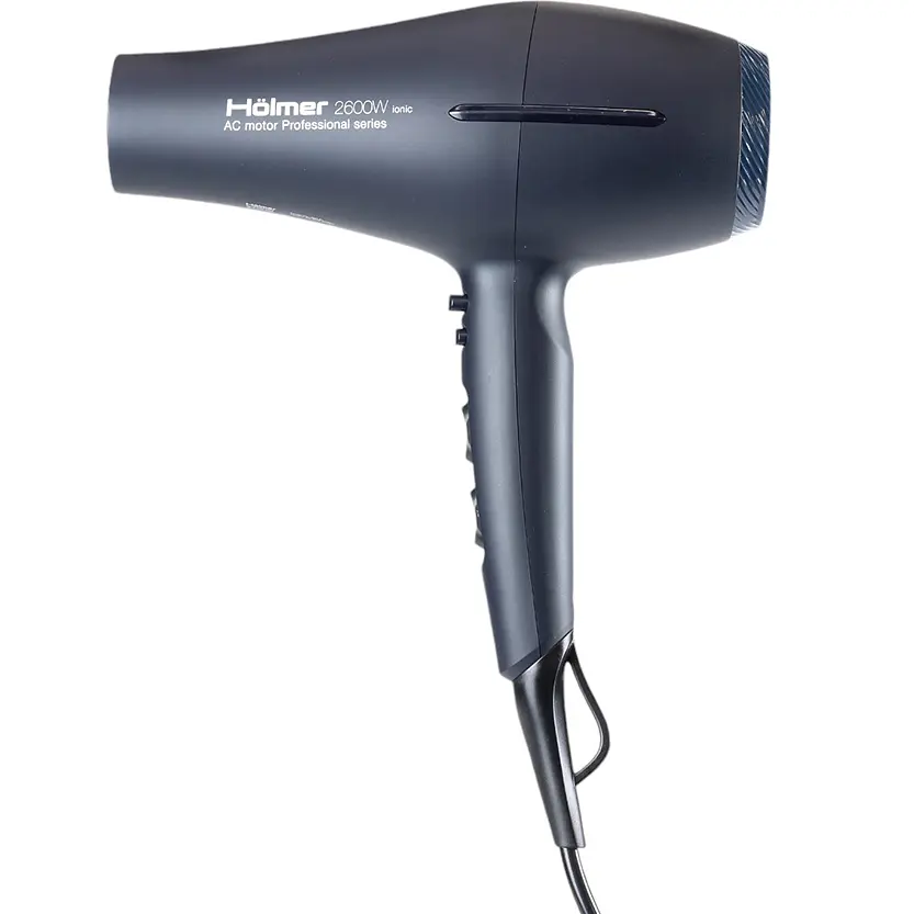 Фен для волос Holmer HHD-260I PRO синий (HHD-260I PRO ionic AC motor) - фото 2