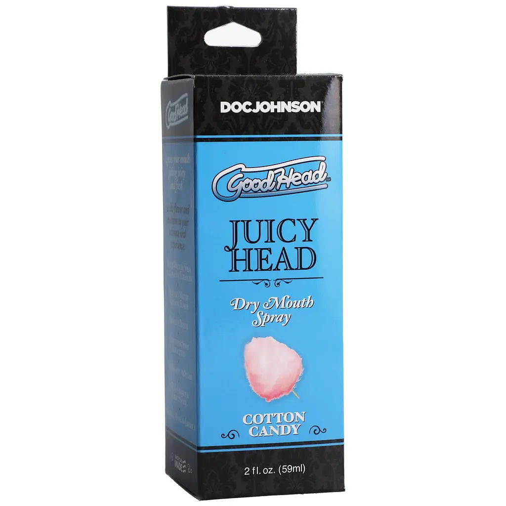 Зволожувальний спрей оральний Doc Johnson GoodHead – Juicy Head Dry Mouth Spray – Cotton Candy 59мл - фото 2