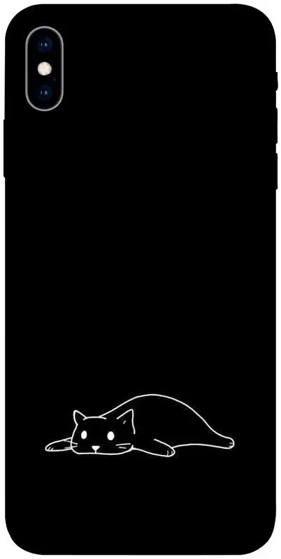 TPU чохол Demsky Lazy cat для Apple iPhone X (5.8")