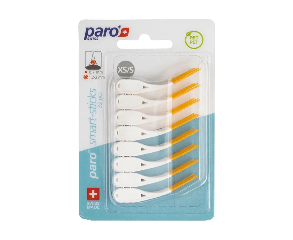 Міжзубні щітки Paro smart-sticks XS/S (без металу), 32 шт