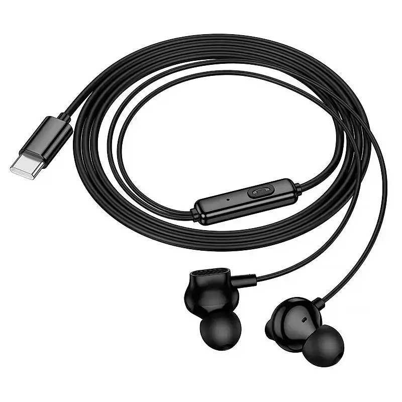 Стерео наушники Hoco M117 Type-C Black - фото 2