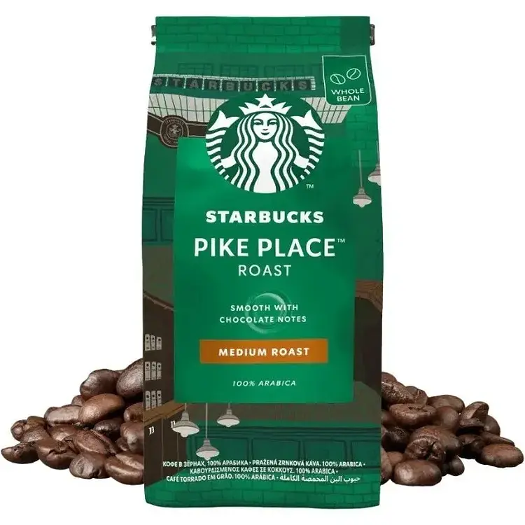Кава Starbucks Pike Place Роуст 100% Арабіка смажена в зернах 450 г - фото 2