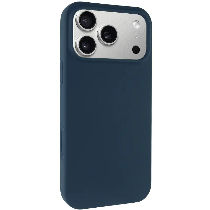 Чохол Epik Silk Full Protective (AA) NO LOGO для Apple iPhone 17 Pro / 18 Pro (6.3") Синій / Deep navy