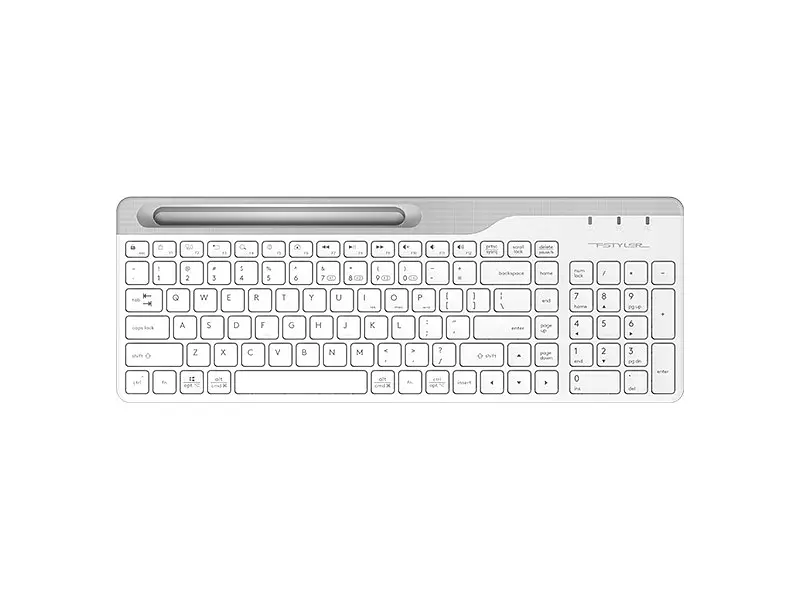 Клавіатура A4Tech FBK25 Wireless White