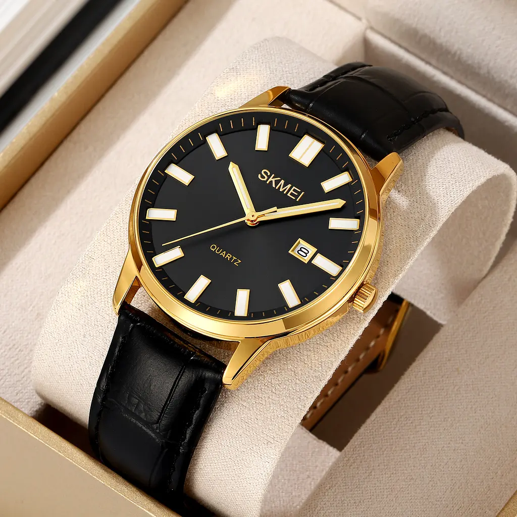 Наручний годинник чоловічий 2252GDBK Gold-Black Skmei acs0030108 - фото 5