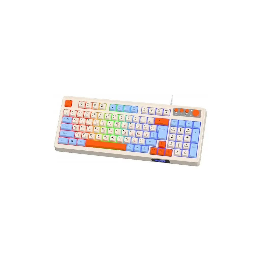 Клавіатура Maxxter KBG-3C01-UA USB UA (KBG-3C01-UA) - фото 2