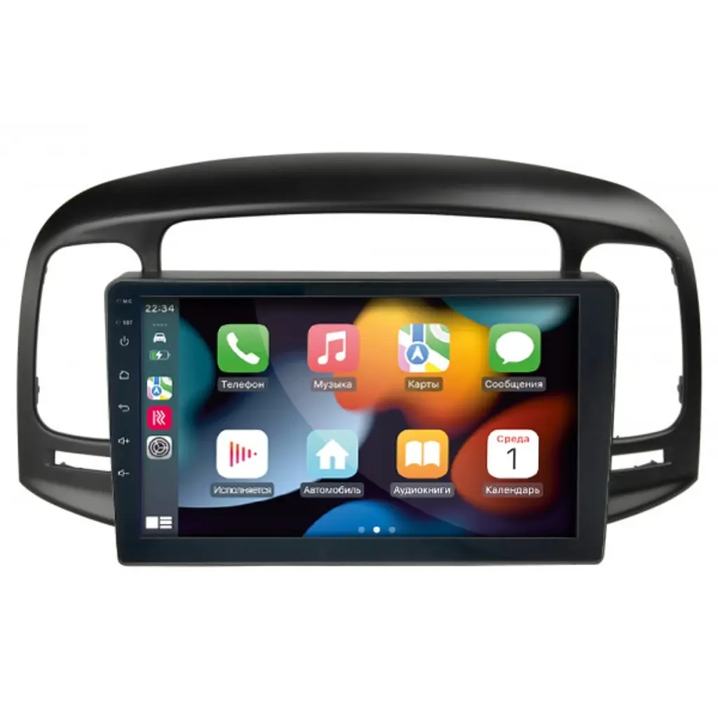 Штатна магнітола Hyundai Accent 2006-2012 Black Cyclone C9-012 4x64, DSP, 4G Cyclone (НФ-00007864) - фото 2