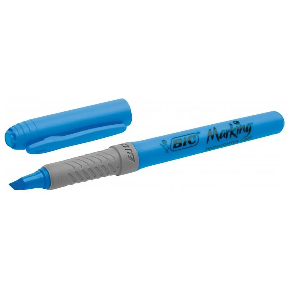 Маркер текстовий BIC Highlighter Grip 1 шт. синій (811931) - фото 3