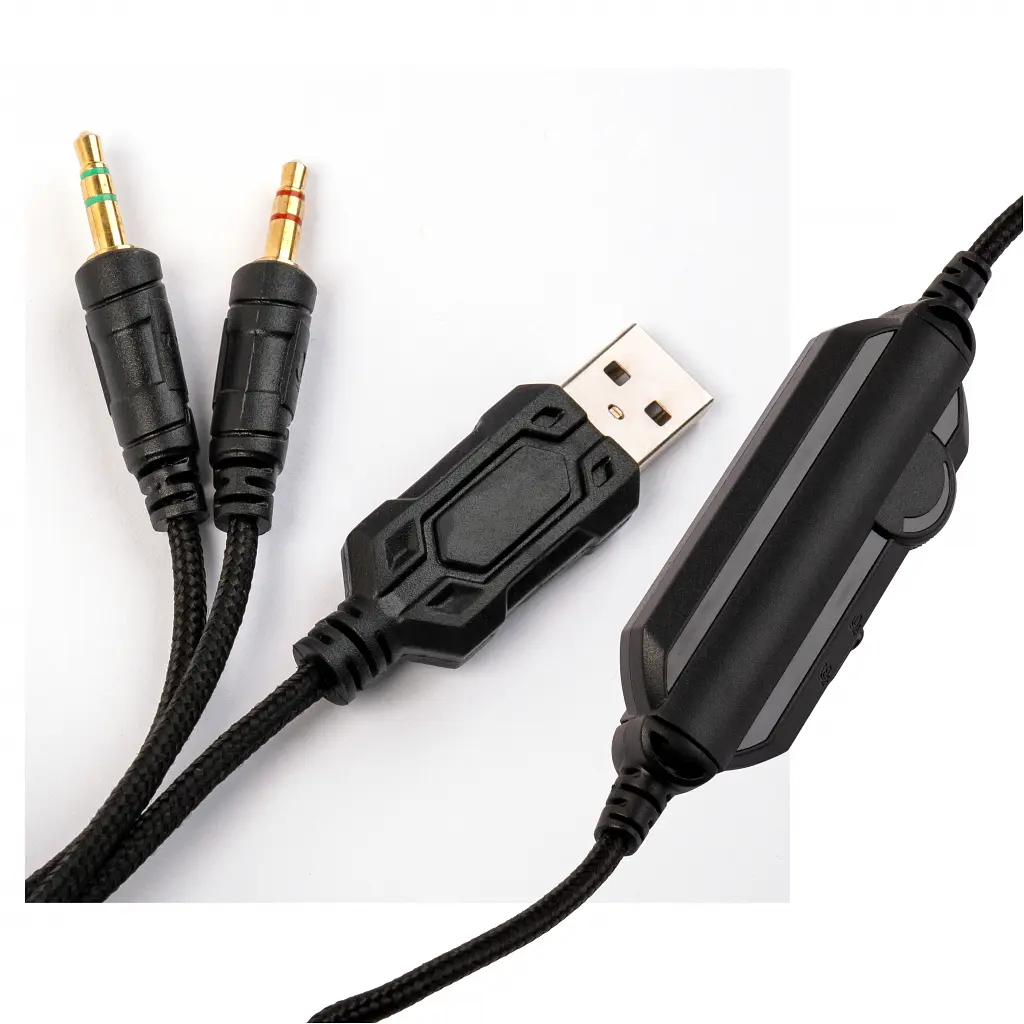 Навушники Vinga HSCU-160 Gaming LED Black (HSCU-160) - фото 9