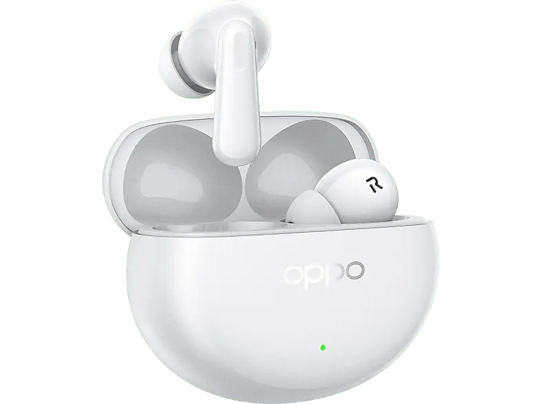 Навушники бездротові OPPO Enco Air 4 Pro, Moonlight білий, bloetooth 5.4, мікрофон, динамік 12.4 мм, активне шумозаглушення, - фото 6