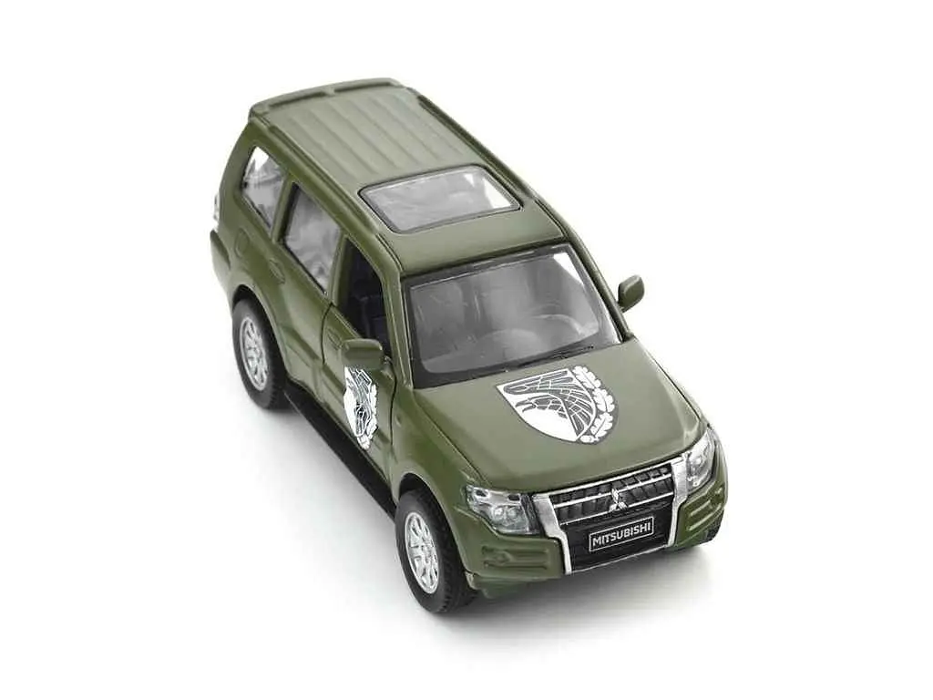 Машинка-моделька TECHNODRIVE "Шеврони Героїв" MITSUBISHI PAJERO 4WD TURBO "93 ОМБр" - фото 4