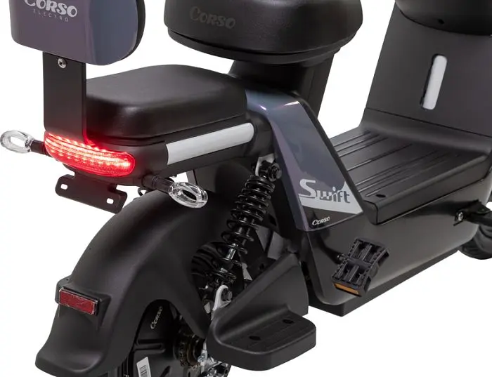 Электроскутер Двухместный Corso Swift SW (500W/60V/20Ah) Фиолетовый - фото 8