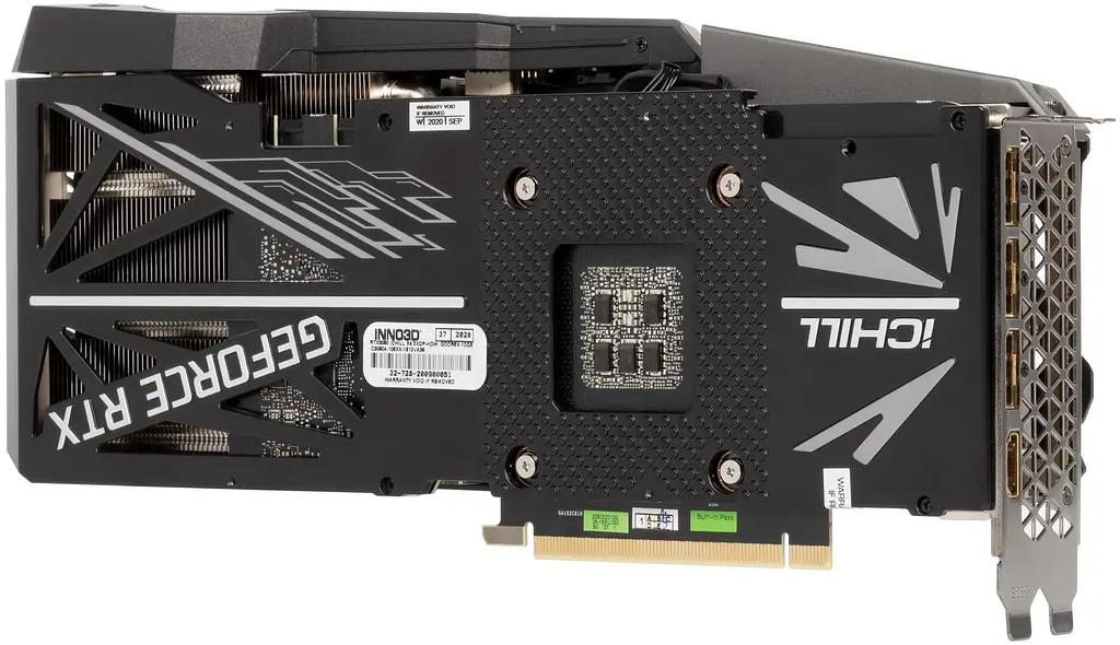 Видеокарта Inno3D RTX 3080 10Gb ICHILL X4 (M30804-106X-1810VA37N) (GDDR6X, 320 bit, PCI-E v4.0 x16) Б/у - фото 3