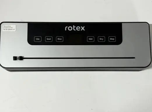 Вакууматор Rotex RVS-100-B Quick Seal вакуумный упаковщик для вакуумной упаковки продуктов 100 Вт Черный - фото 8