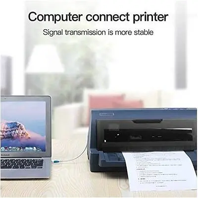 Кабель для принтера Vention USB 2.0 AM/BM 5.0m black (COQBJ) - фото 6