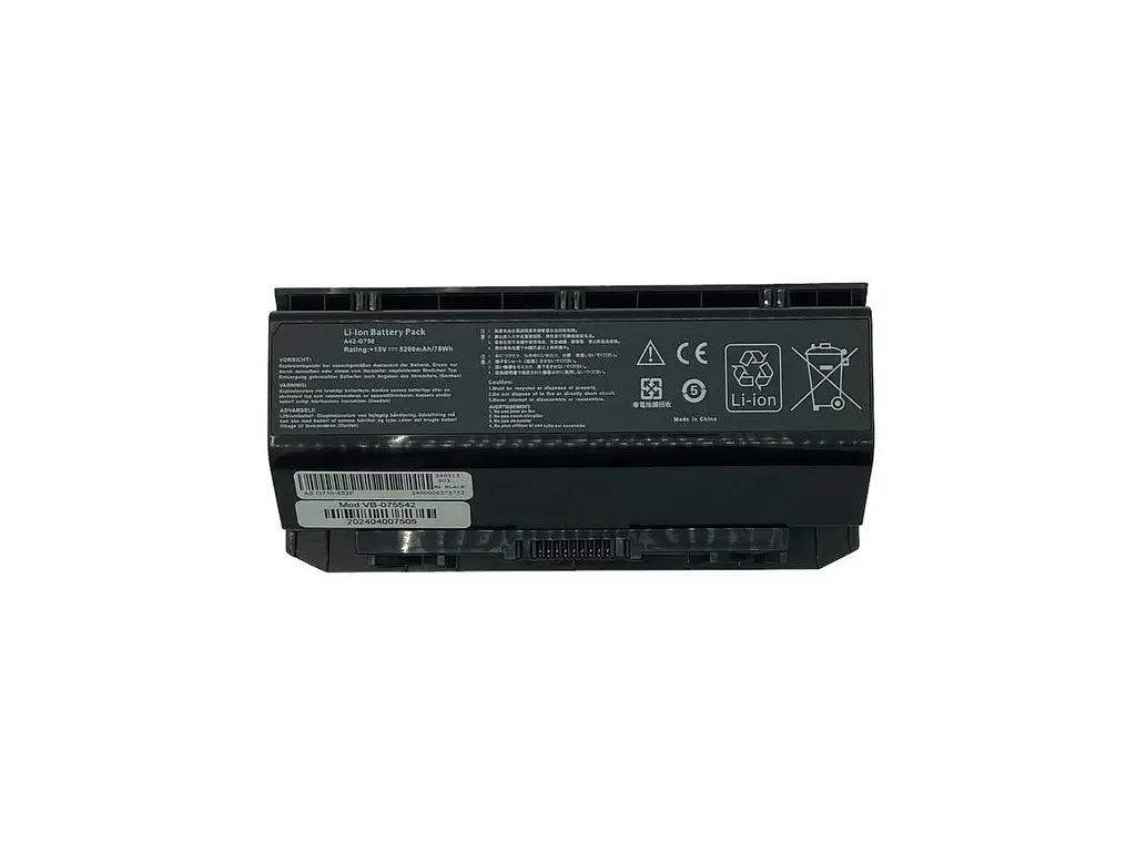 Акумулятор для ноутбука Asus Asus A42-G750 15V Black 4400 mAh - фото 2