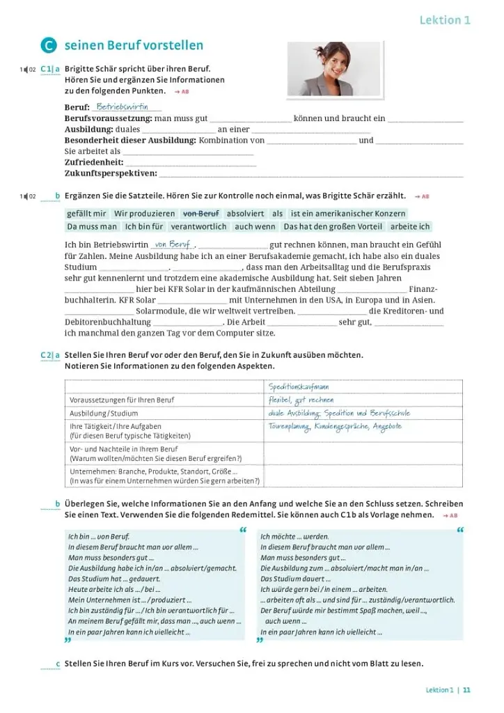 Im Beruf NEU B1+/ B2 Kursbuch - фото 7