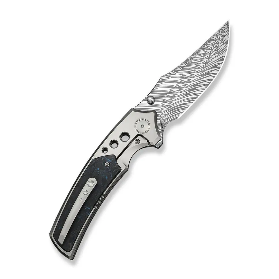 Ніж cкладний Weknife Skynix WE24087-DS1 Black & Blue Carbon - фото 3