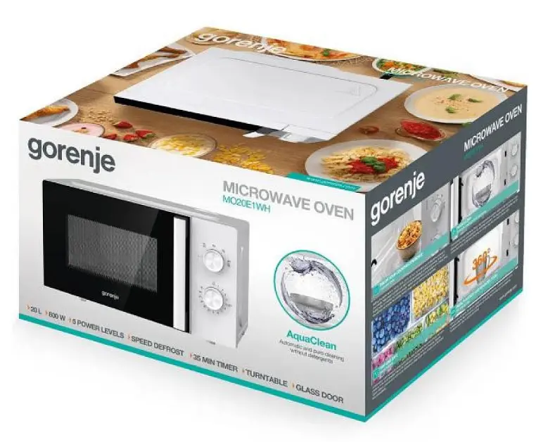 Мікрохвильова піч Gorenje MO 20 E1WH (6885495) - фото 8