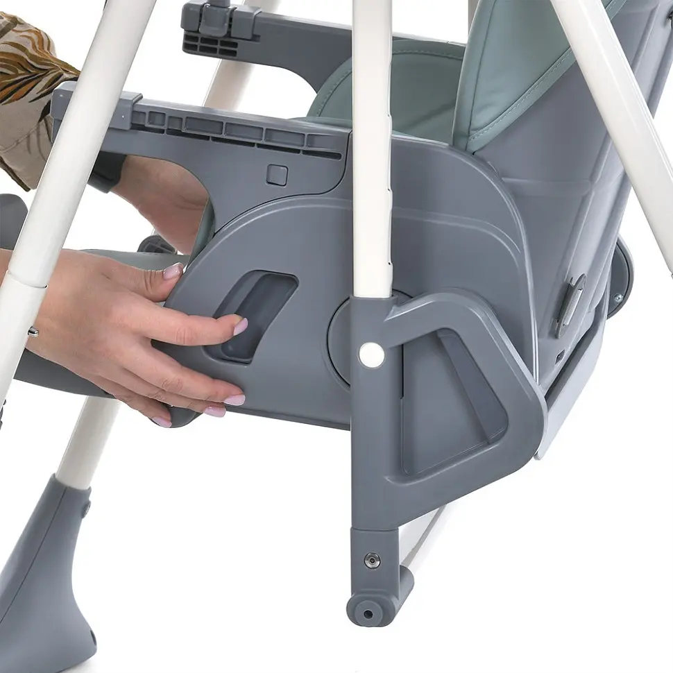 Стульчик-качалка для кормления El Camino SWAN ME 1087-G Pale Green - фото 5