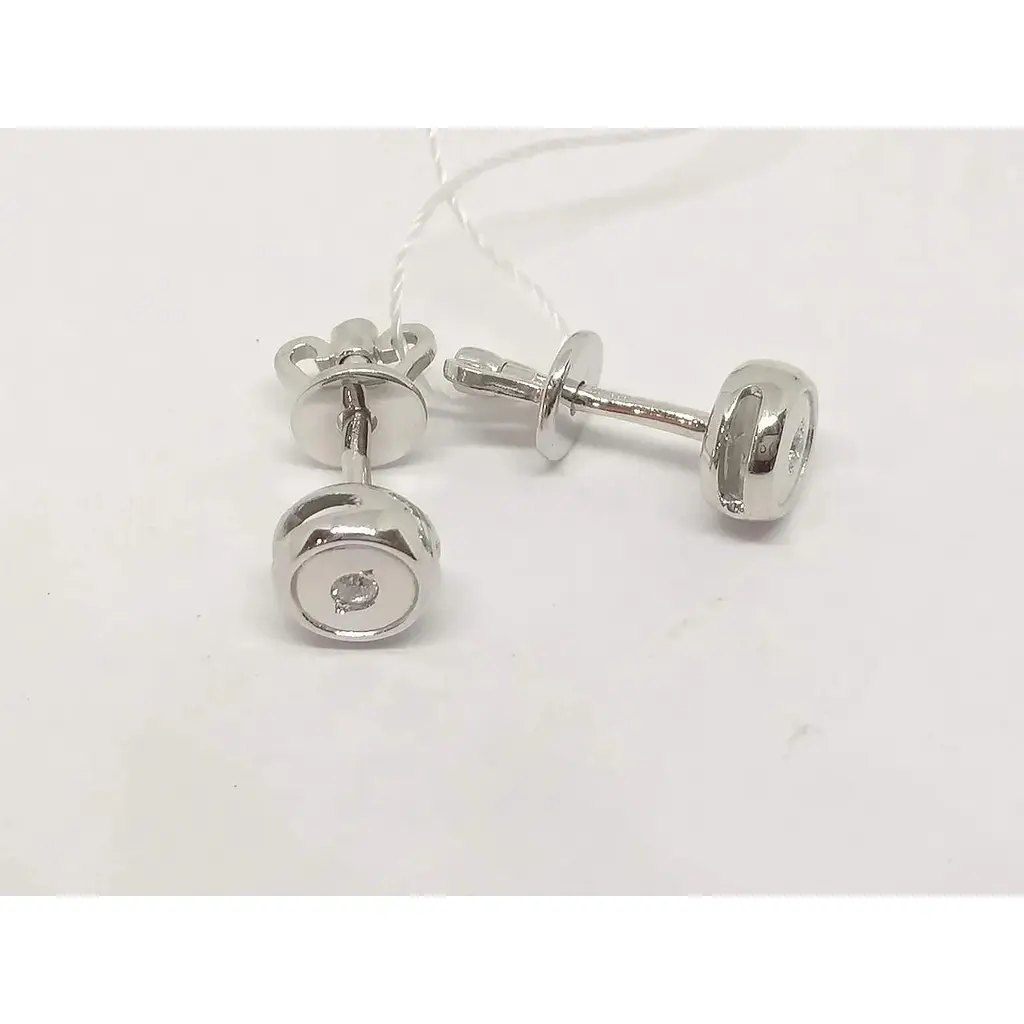 Золотые серьги-пуссеты Империя золота. СП132БИ - фото 2