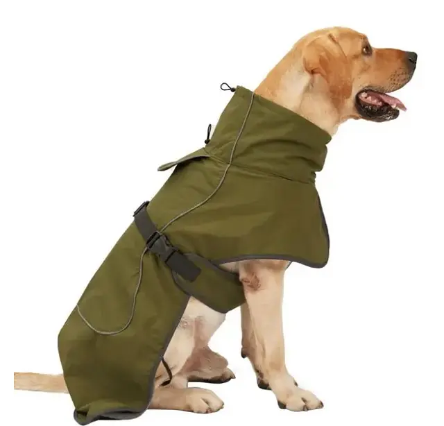Куртка-дощовик для собак Derby Army Green - фото 3
