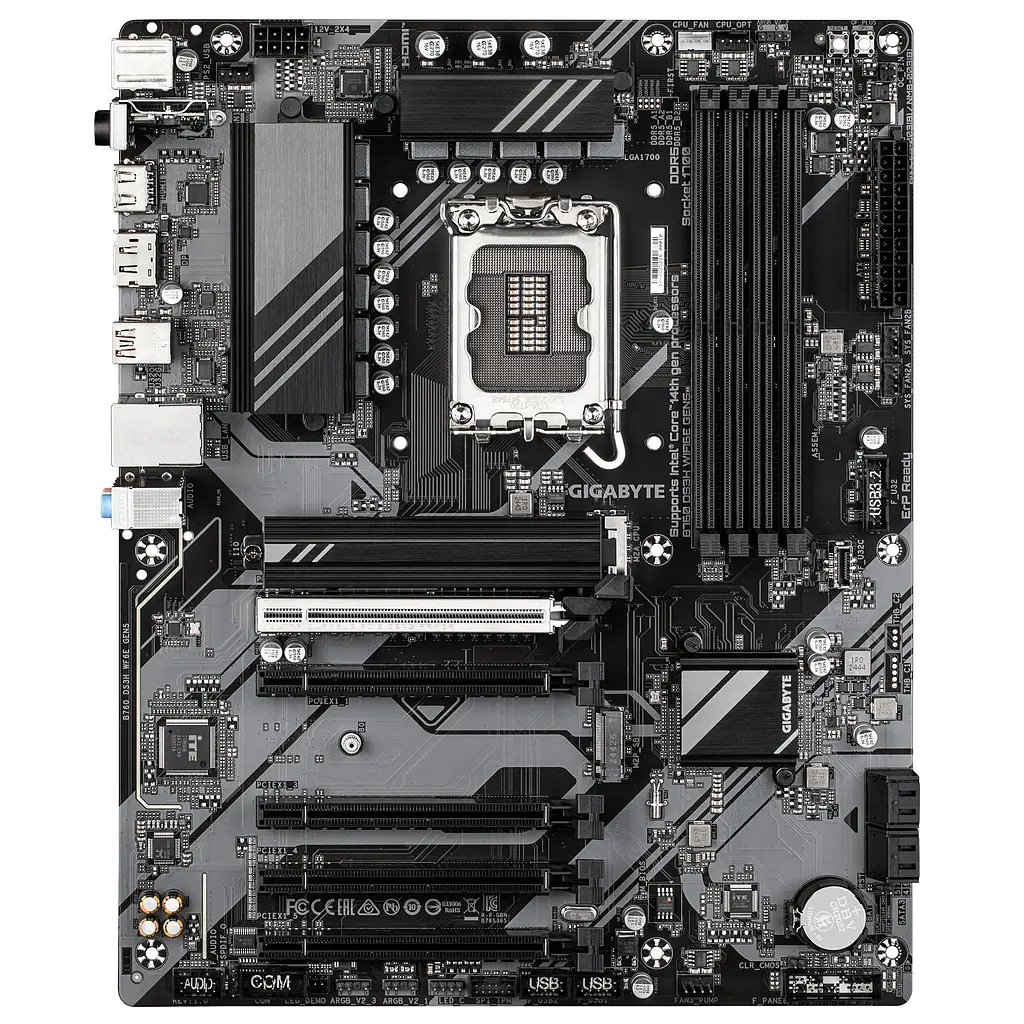 Материнская плата B760 DS3H WF6E GEN5 B760 s1700 4xDDR5 M.2 HDMI Wi-Fi BT ATX Gigabyte teh0019049 - фото 2