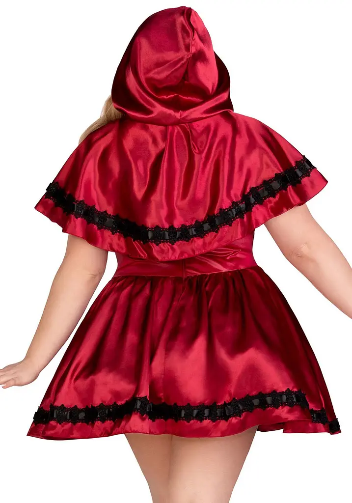 Еротичний костюм Червоної шапочки Leg Avenue Gothic Red Riding Hood 3X–4X, сукня, накидка - фото 2
