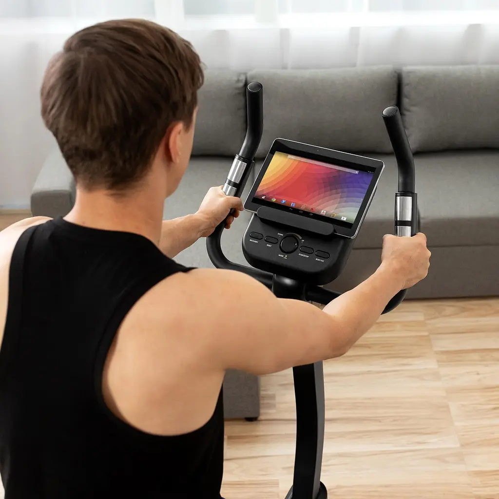 Велотренажер Gymtek XB4500 електромагнітний синій - фото 6