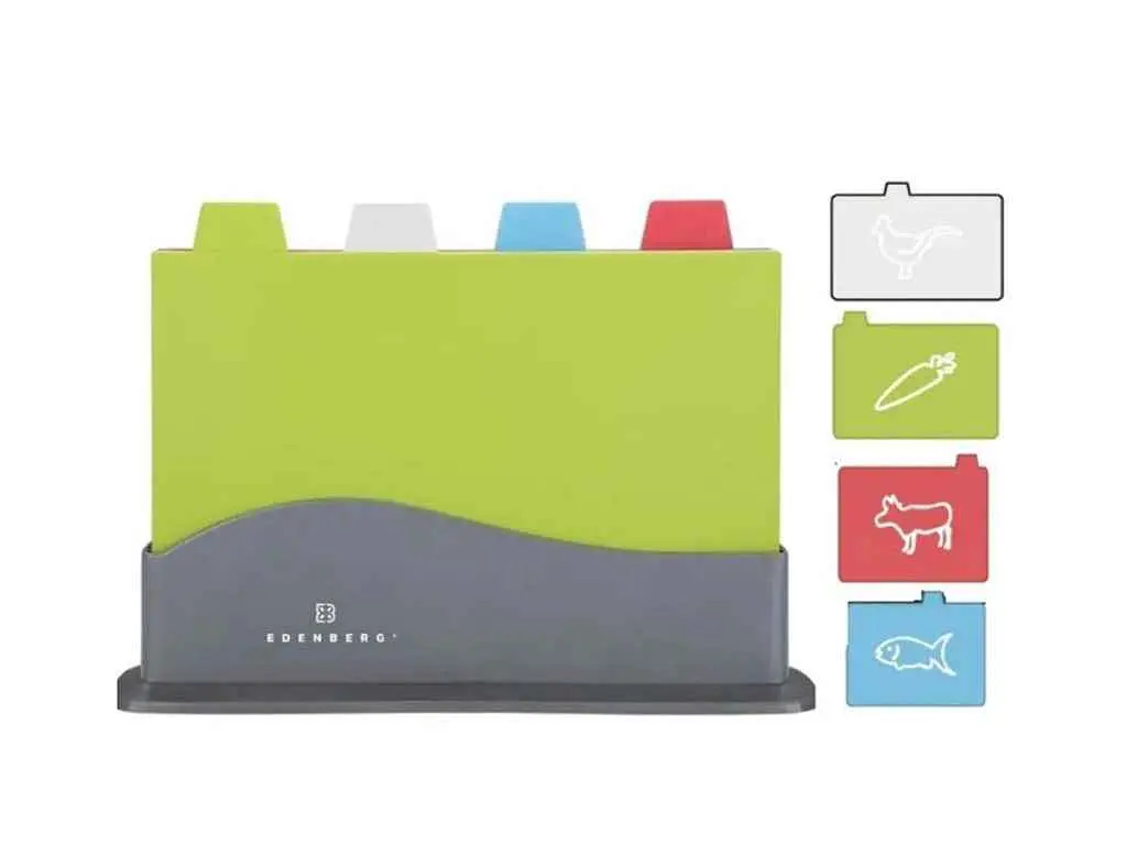 Набір дошок EDENBERG 19,5х29см пластик обробних 4шт