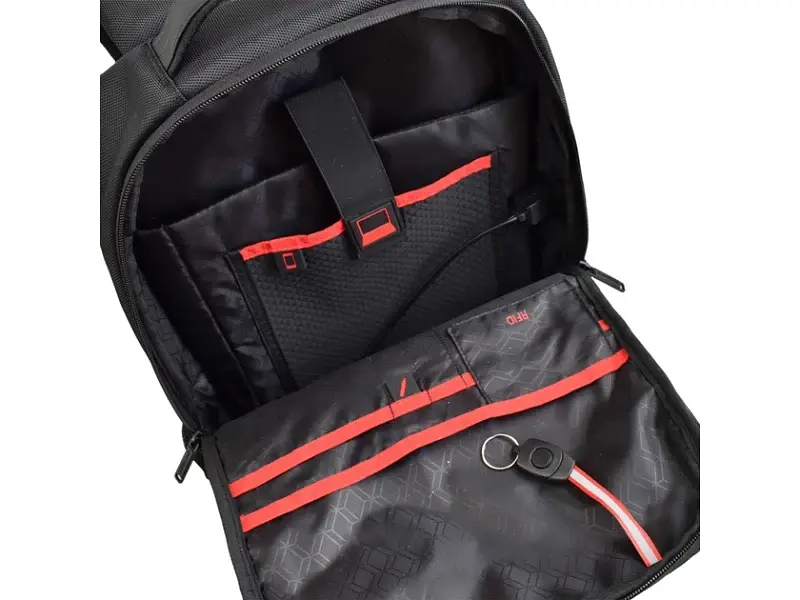 Рюкзак міський Semi Line USB 21 Black (P8251-0) - фото 6