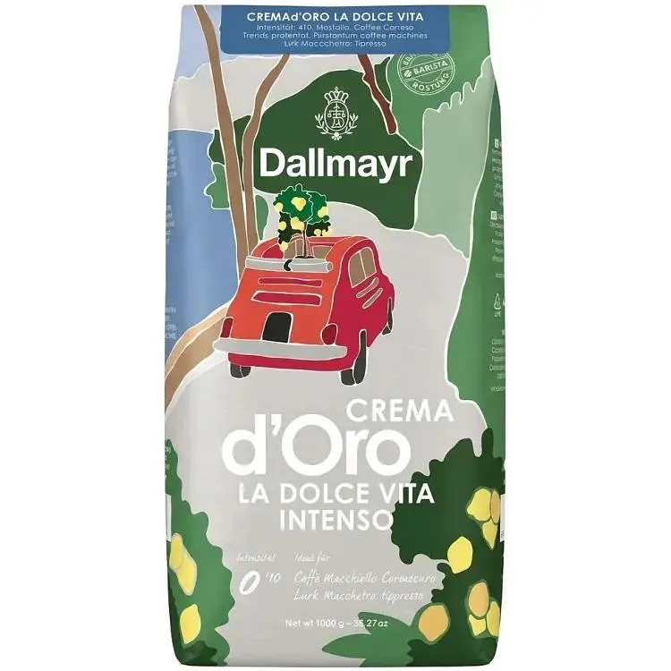 Кава в зернах Dallmayr Crema d'Oro La Dolce Vita Intenso 1 кг