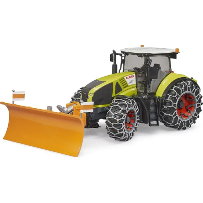 Масштабна модель автомобіля Bruder трактор Claas Axion 950 для прибирання снігу (03018) - фото 2