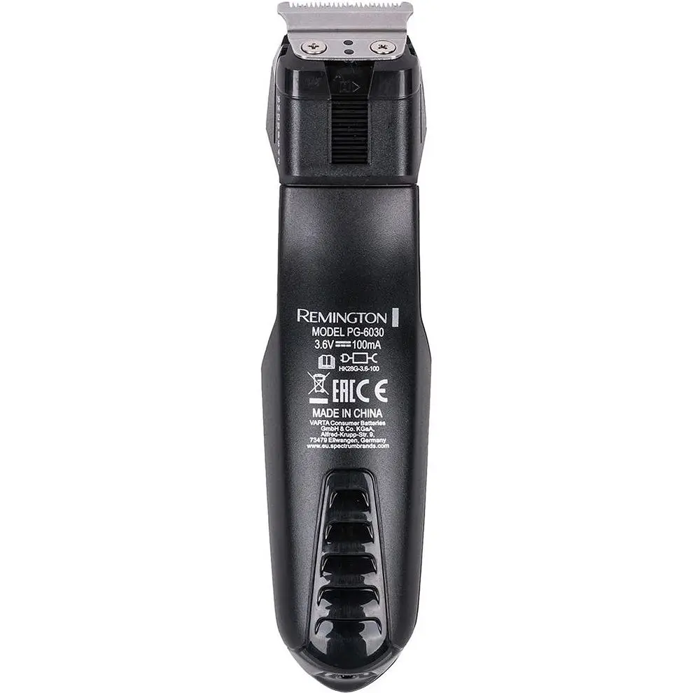 Набір для стрижки Remington Edge для бороди, вусів, голови, носа та тіла чорний (PG6030) - фото 4