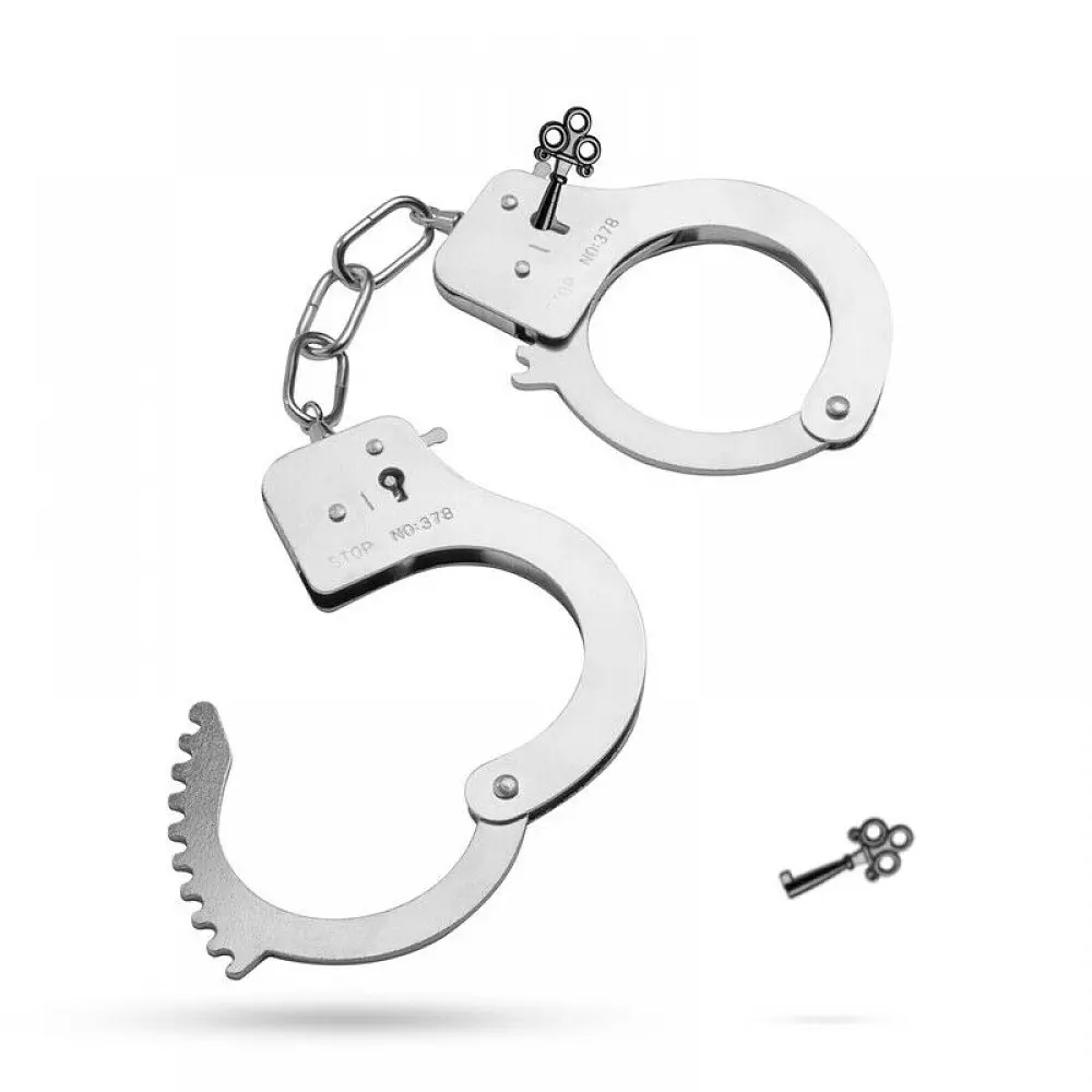 Наручники Easy Toys Metal Cuffs - Silver - фото 2