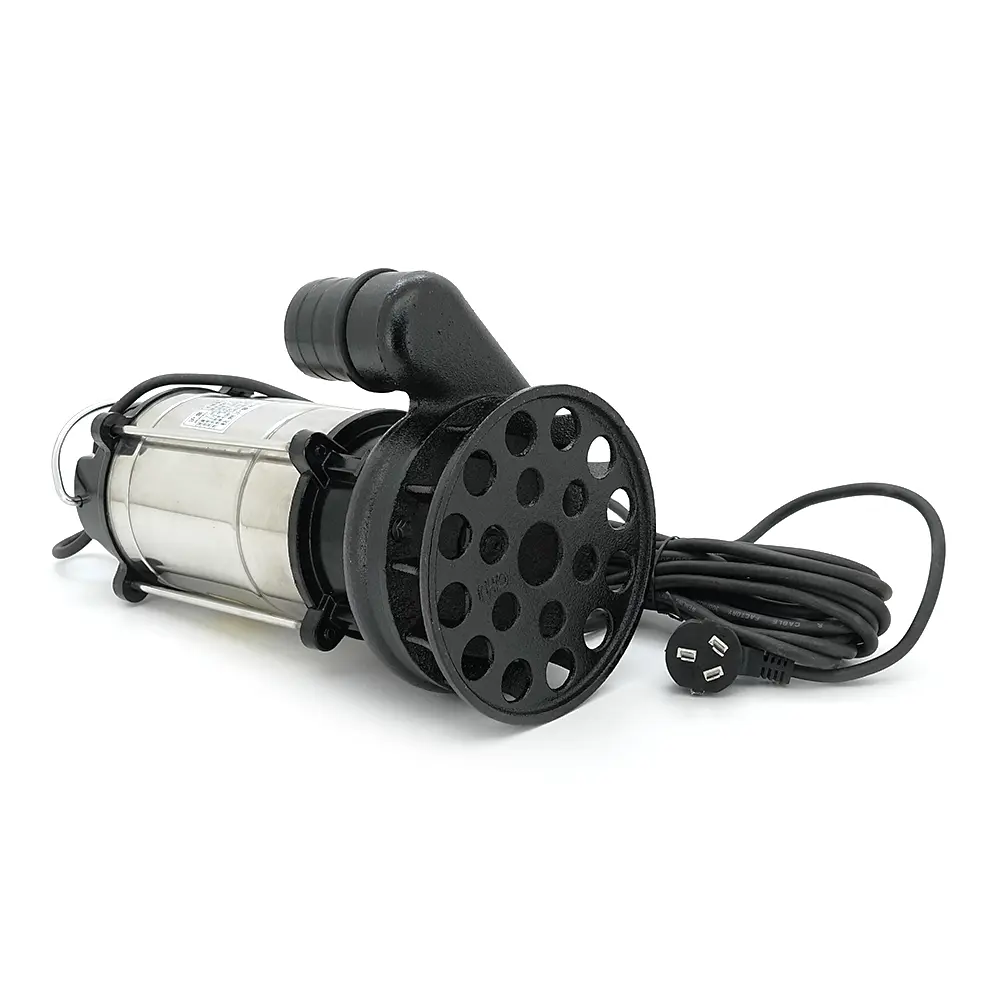 Занурювальний насос 1500W 220V до 13 м³/год підйом до 14 м 50 мм нержавіюча сталь 410х200х230 мм 11.740 кг. + перехідник - фото 2